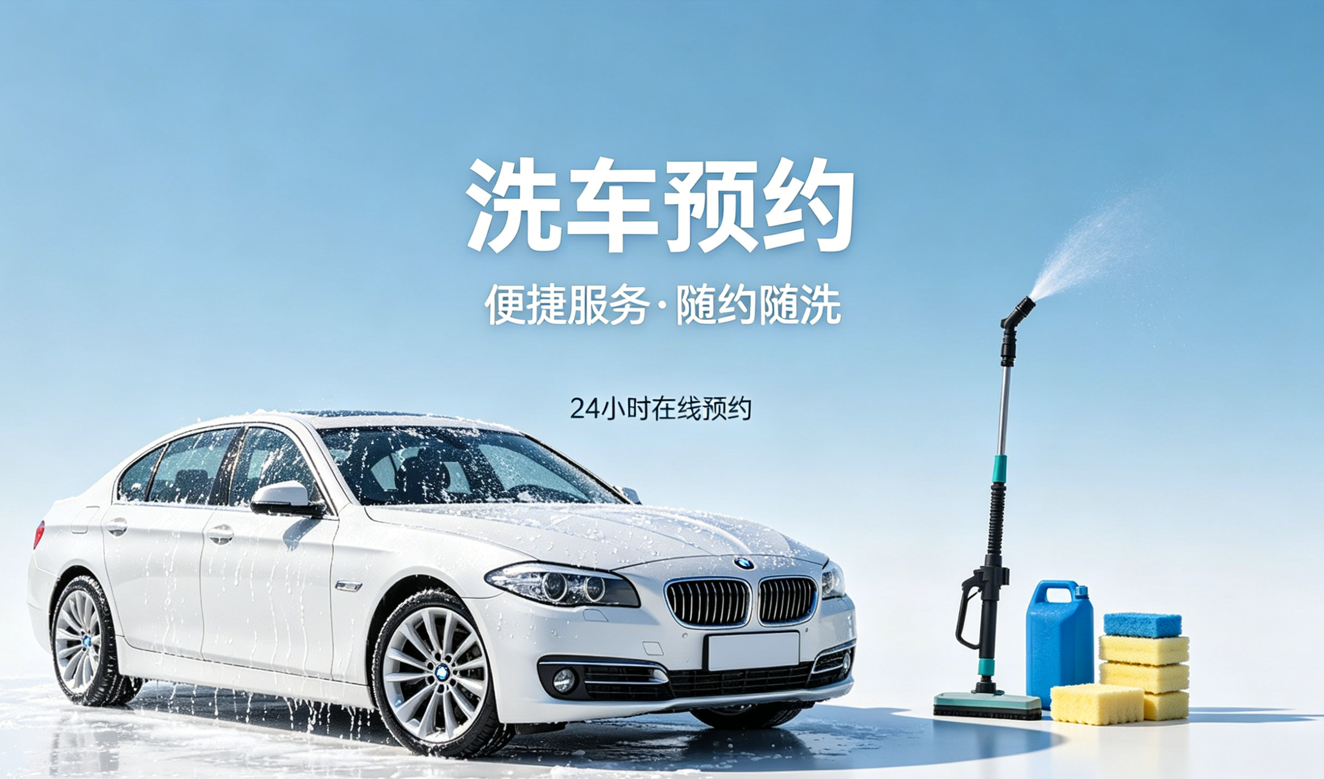 洗车预约小程序案例｜寻宝黄金城打造汽车洗护私域平台