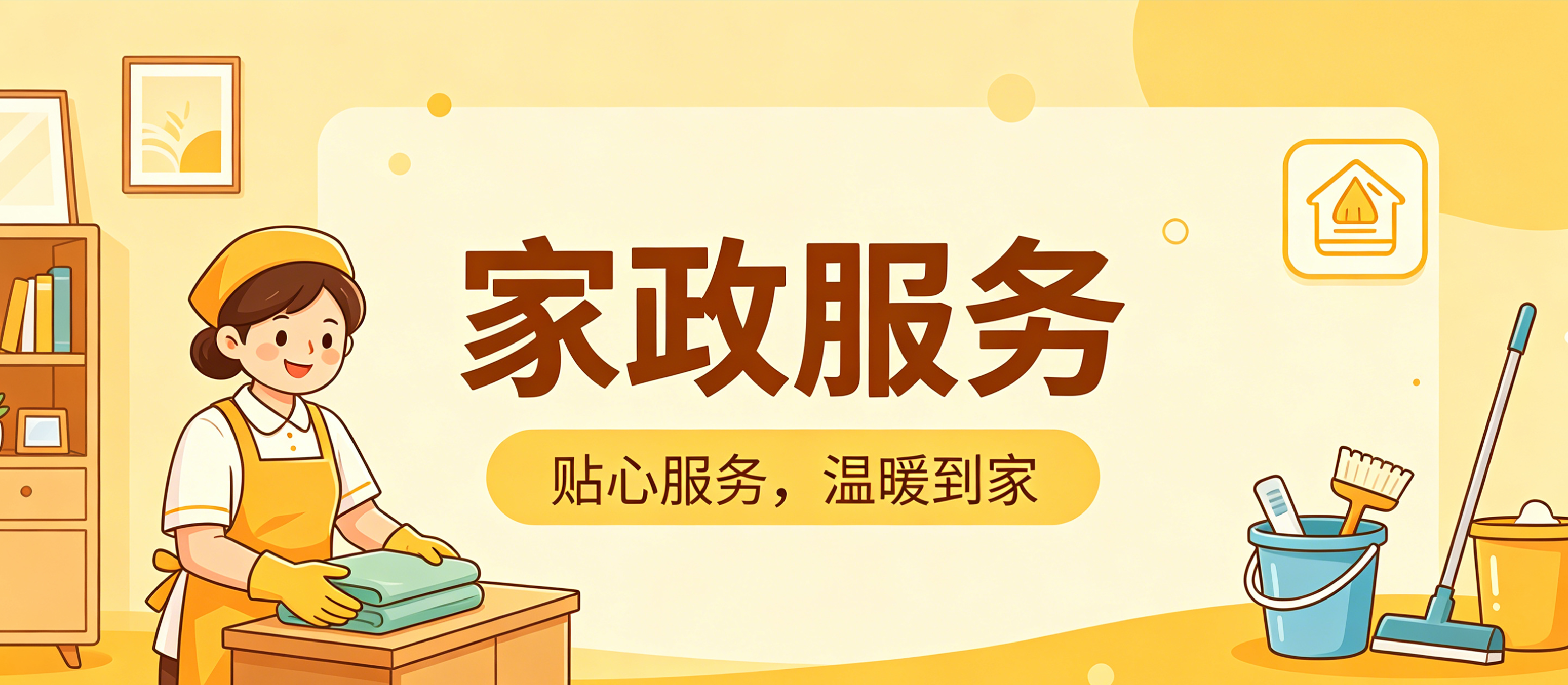 家政服务小程序案例｜寻宝黄金城打造简约精致UI服务平台