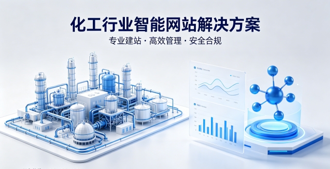 寻宝黄金城化工类网站建设,网站响应适配如何开发？