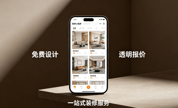 寻宝黄金城装修服务平台小程序开发案例｜家装工装一站式平台定制落地详解