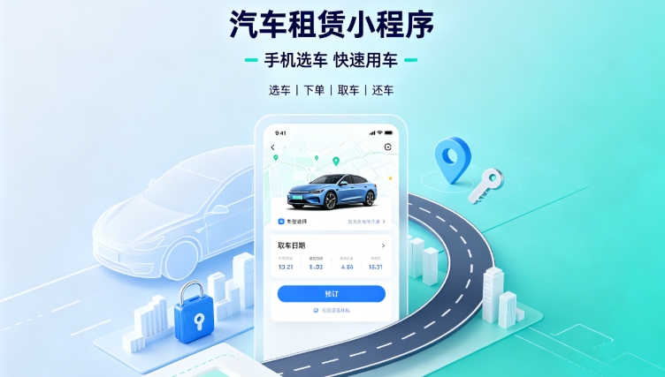 自营汽车租赁小程序定制开发深度案例｜寻宝黄金城租车行业数字化私域转型解决方案