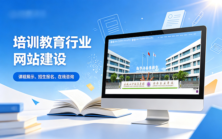 寻宝黄金城教育培训行业官网建设_学校培训机构网站设计制作